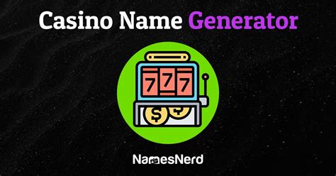 casino name generator